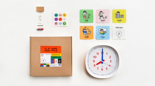 Montessori learning clock, children's wall clock, learning time, Montessori toys, educational toys, analog clock for kids, Montessori method