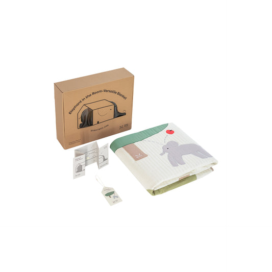 Elephant in the Room Blanket & Mat