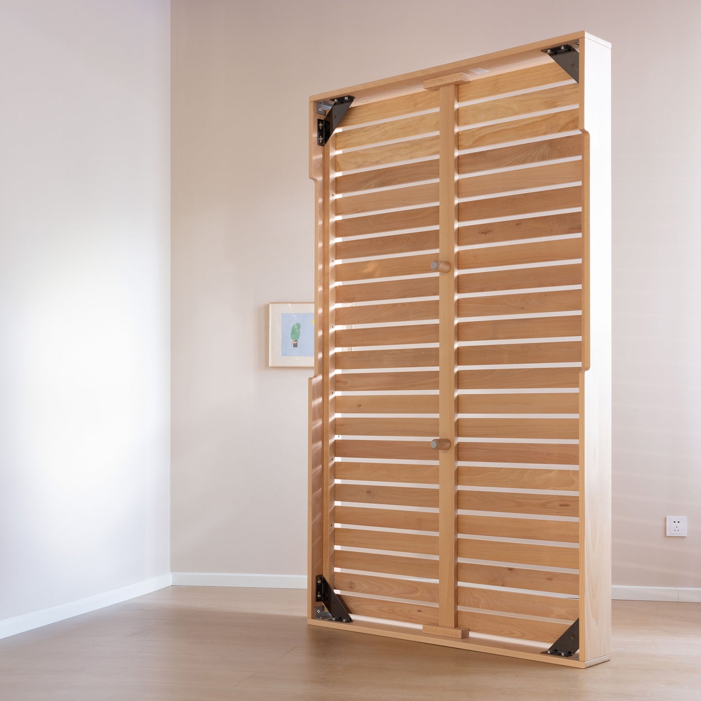 No. 1 Montessori Floor Bed with 3-sided Bedrails