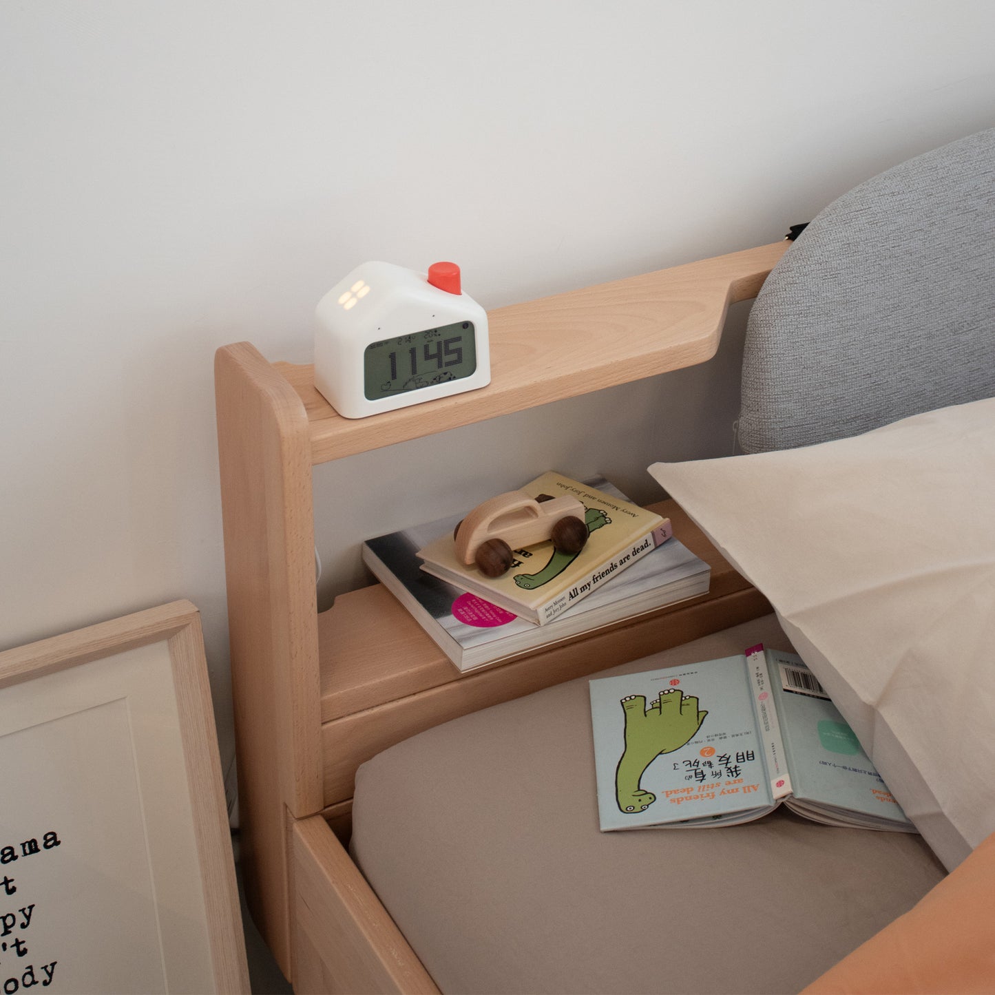 No. 1 Bed with Padded Headboard