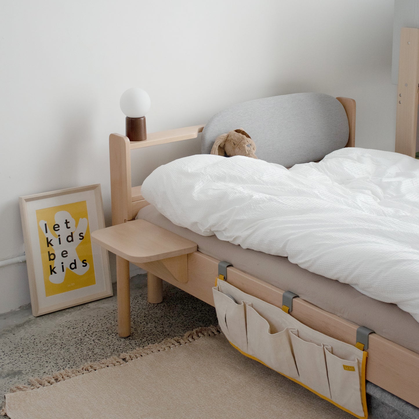 No. 1 Bed with Padded Headboard