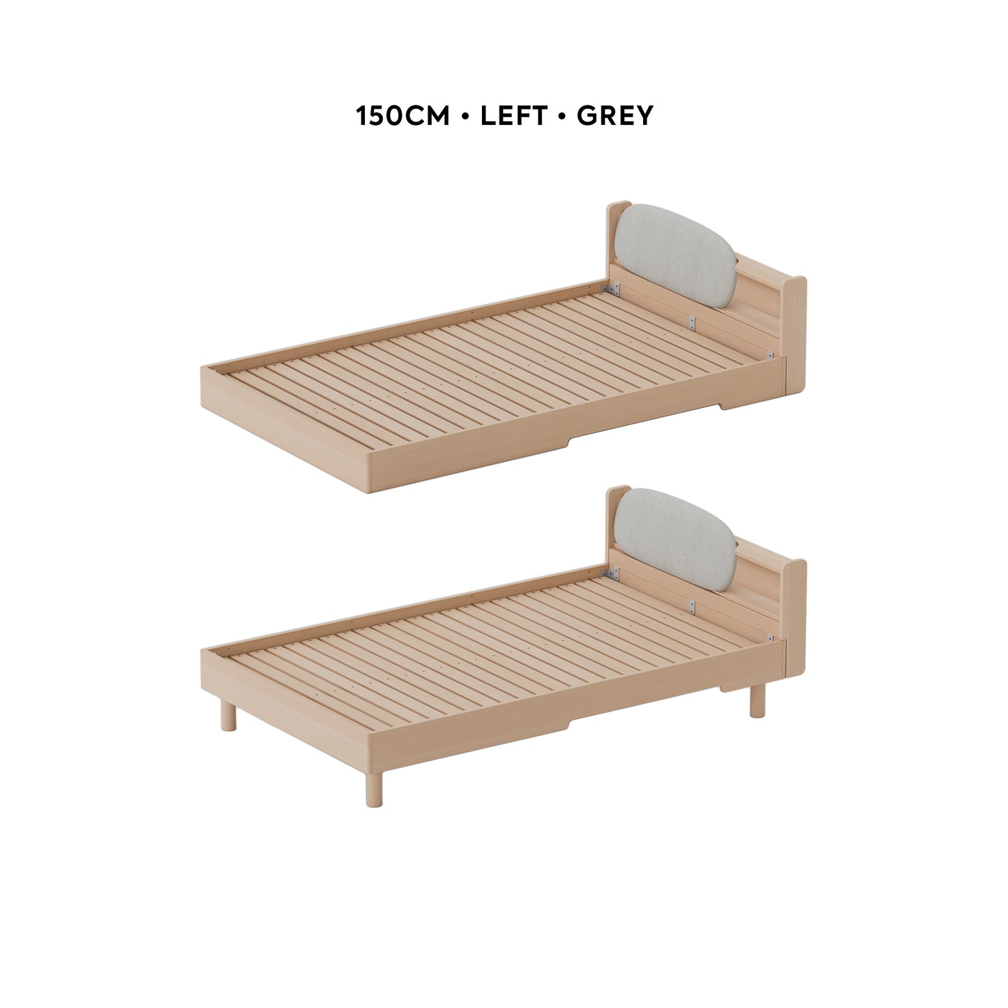 No. 1 Bed with Padded Headboard