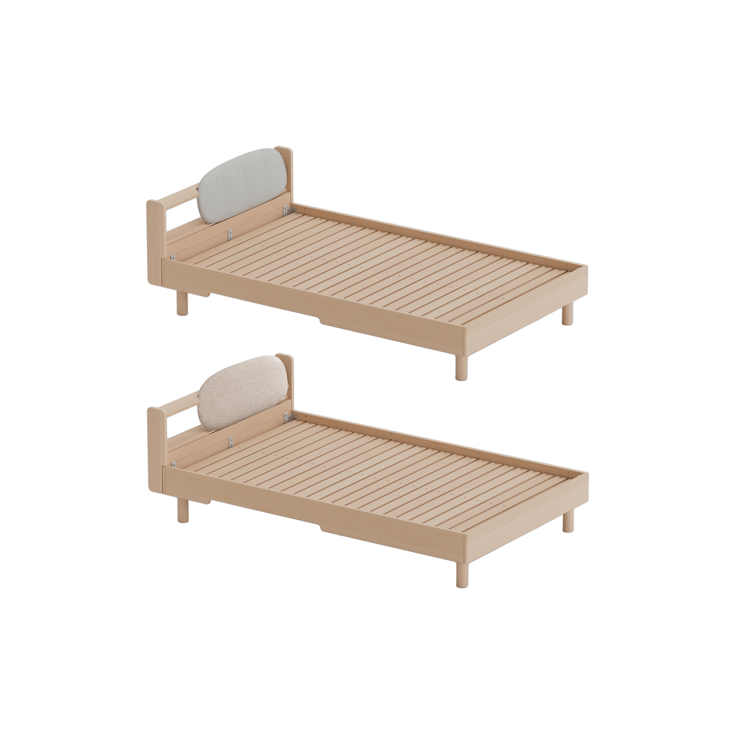 No. 1 Bed with Padded Headboard