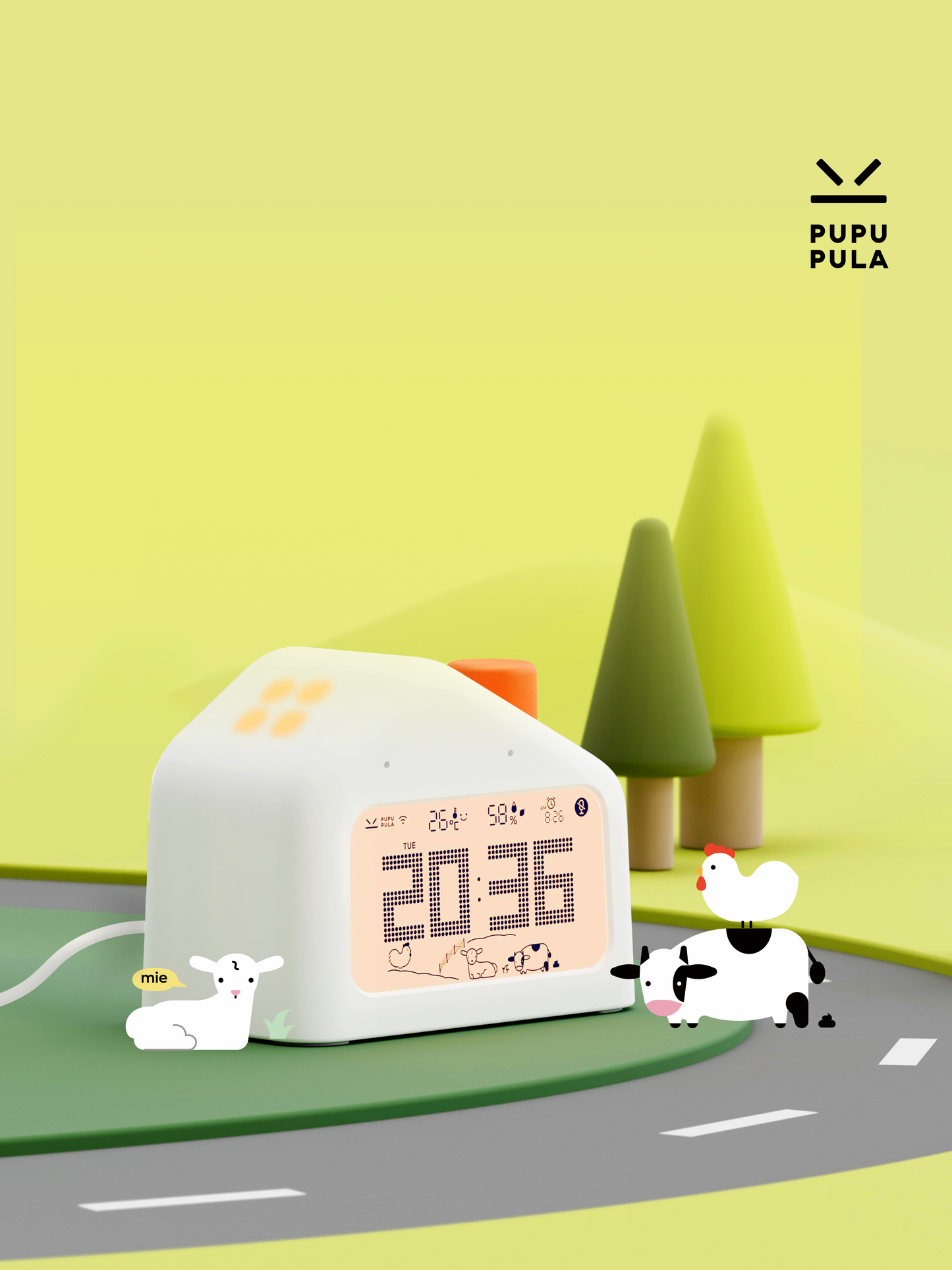 Little house alarm clock