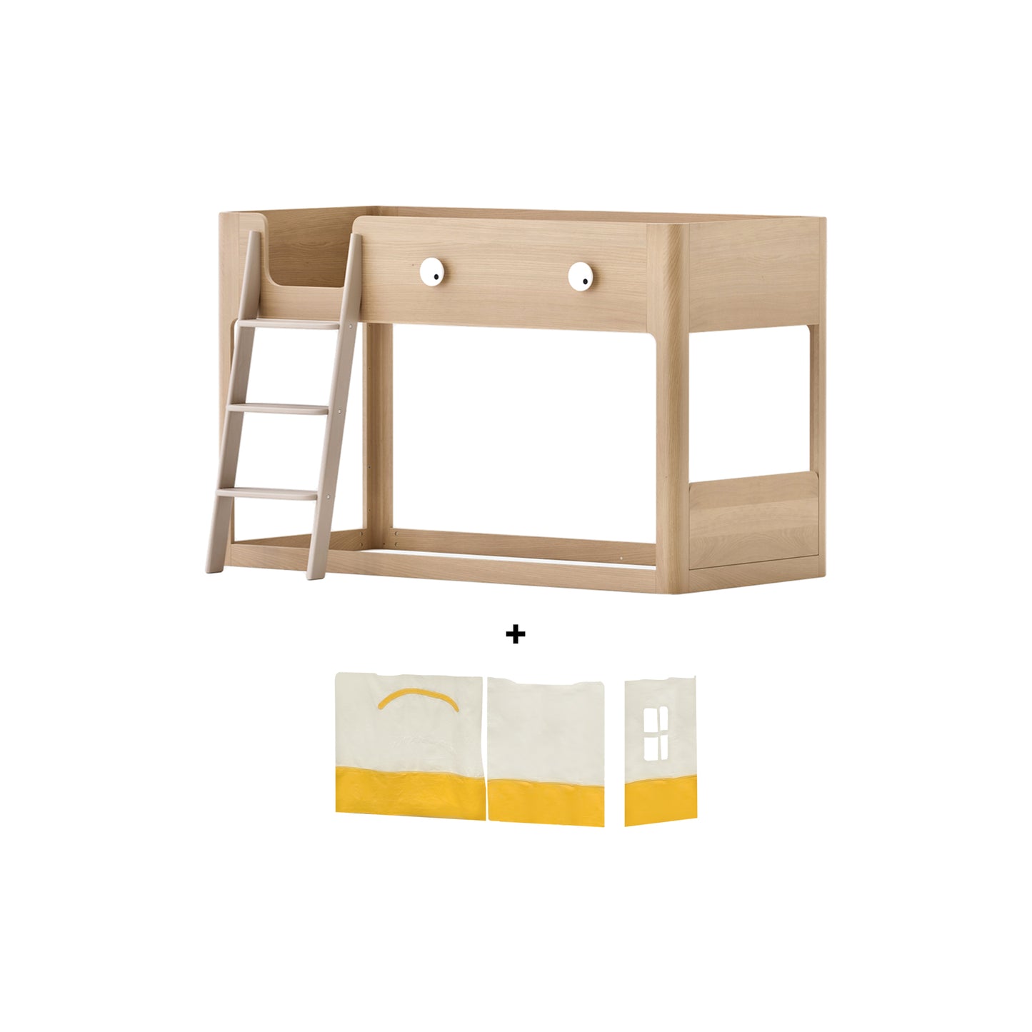 Big Eyes Reversible Low Loft Bed