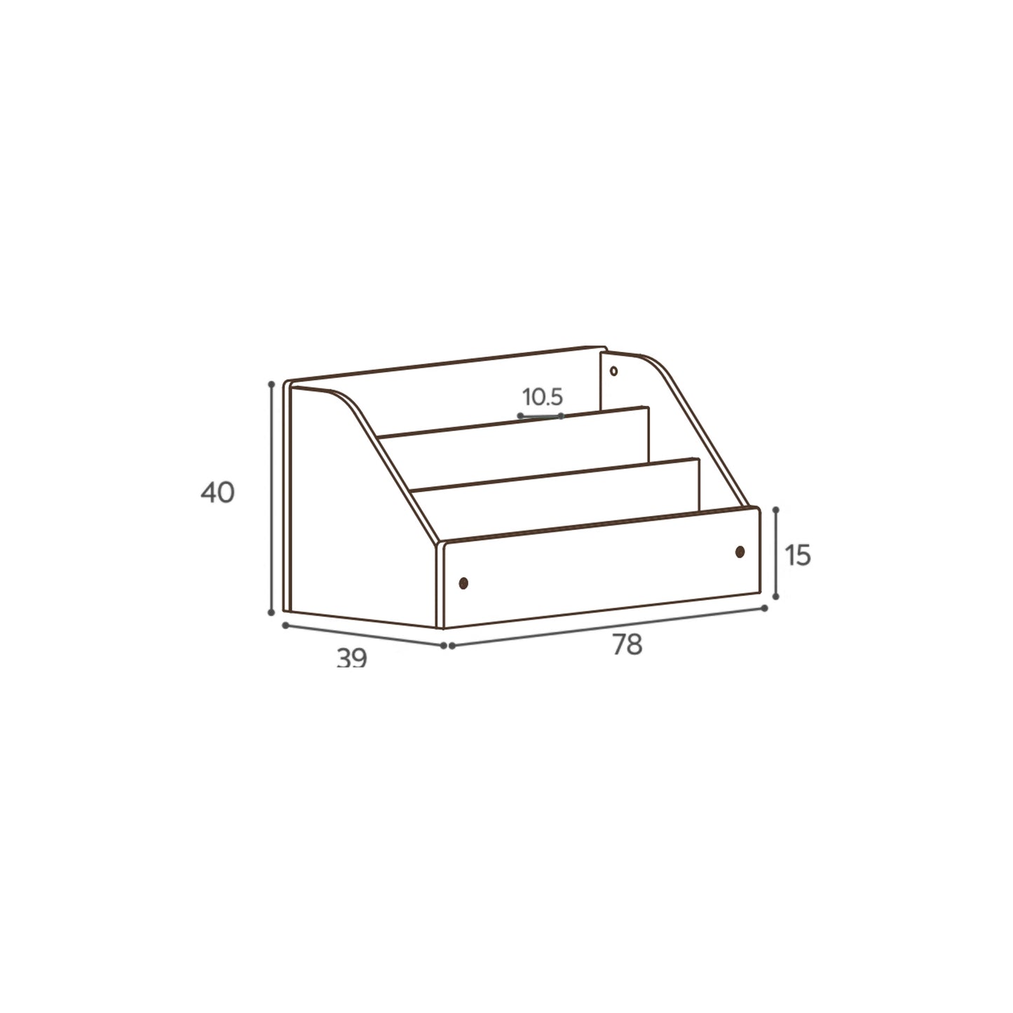 Cube Montessori Display Bookshelf