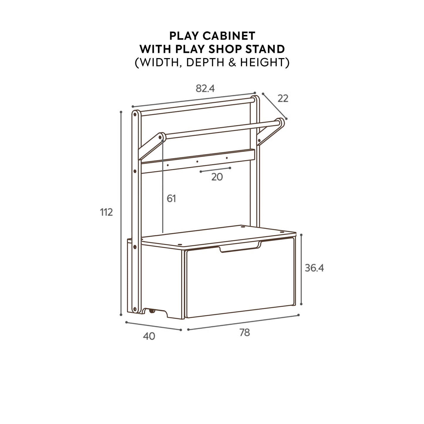 Cube Montessori Play Cabinet