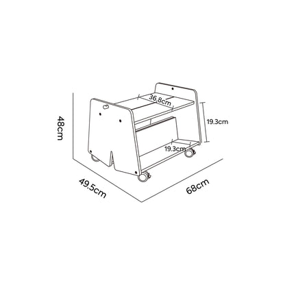 Little Pants Mobile Bookshelf