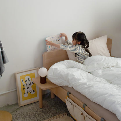 No. 1 Montessori Bed with Wooden Headboard