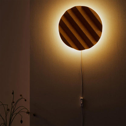 Solar Eclipse Felt Wall Lamp