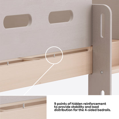 Steady Bed with 4-sided Bedrails