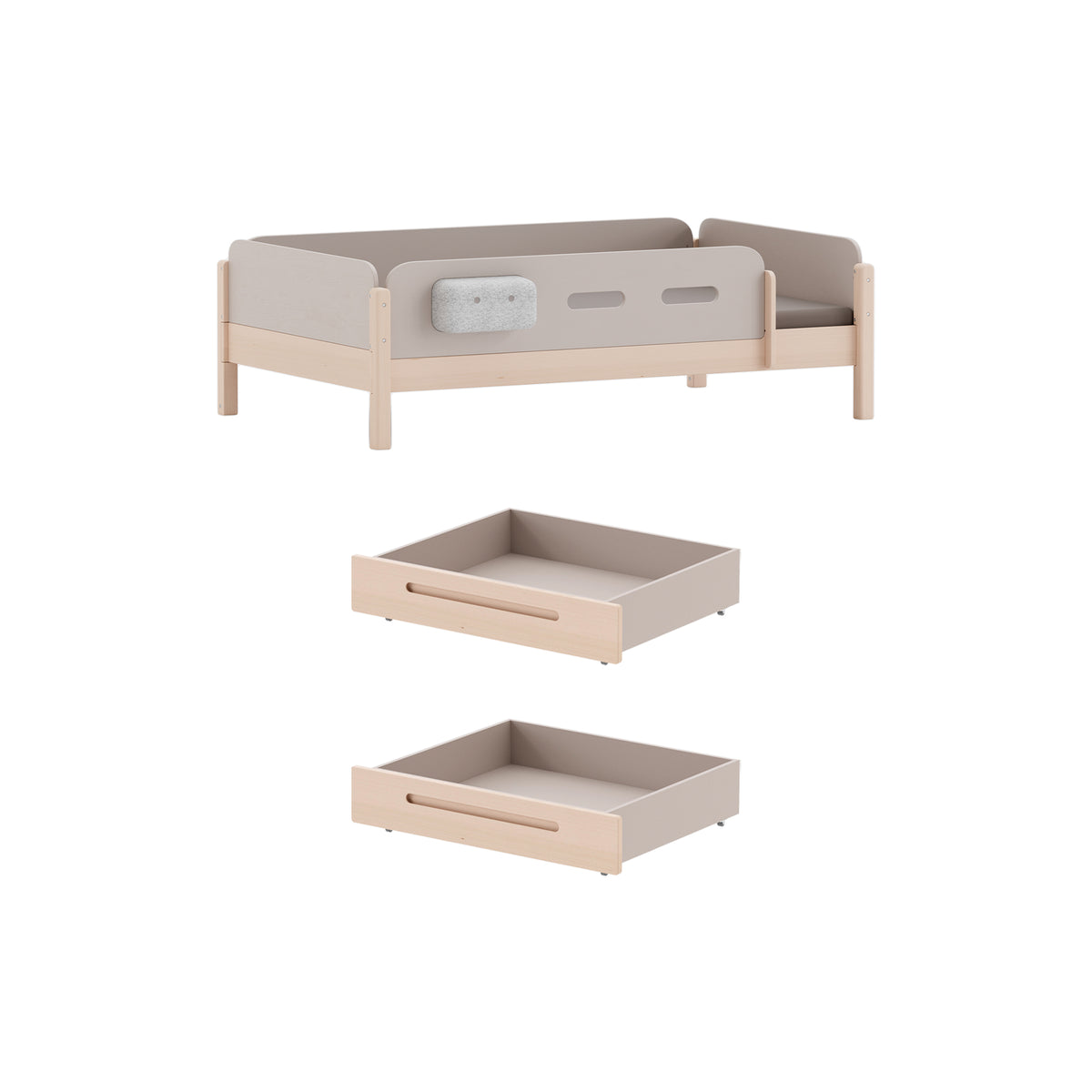 Steady Bed with 4-sided Bedrails