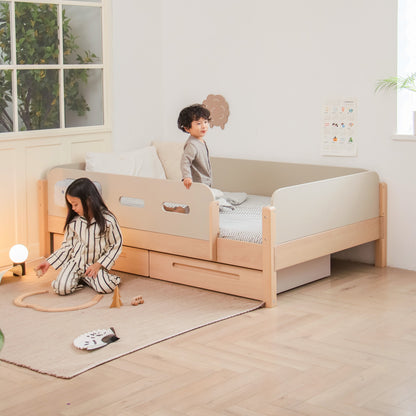 Steady Children's Bed with 4-sided Bedrails