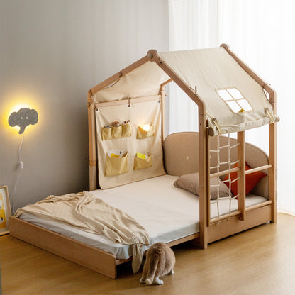 Wild Tent House Convertible Montessori Floor Bed