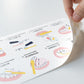 Hand Wash & Tooth Brush Sticker Bundle